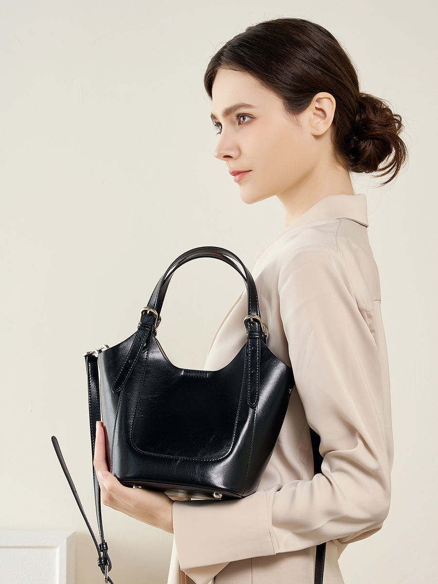 Classic Commuter Bucket Bag