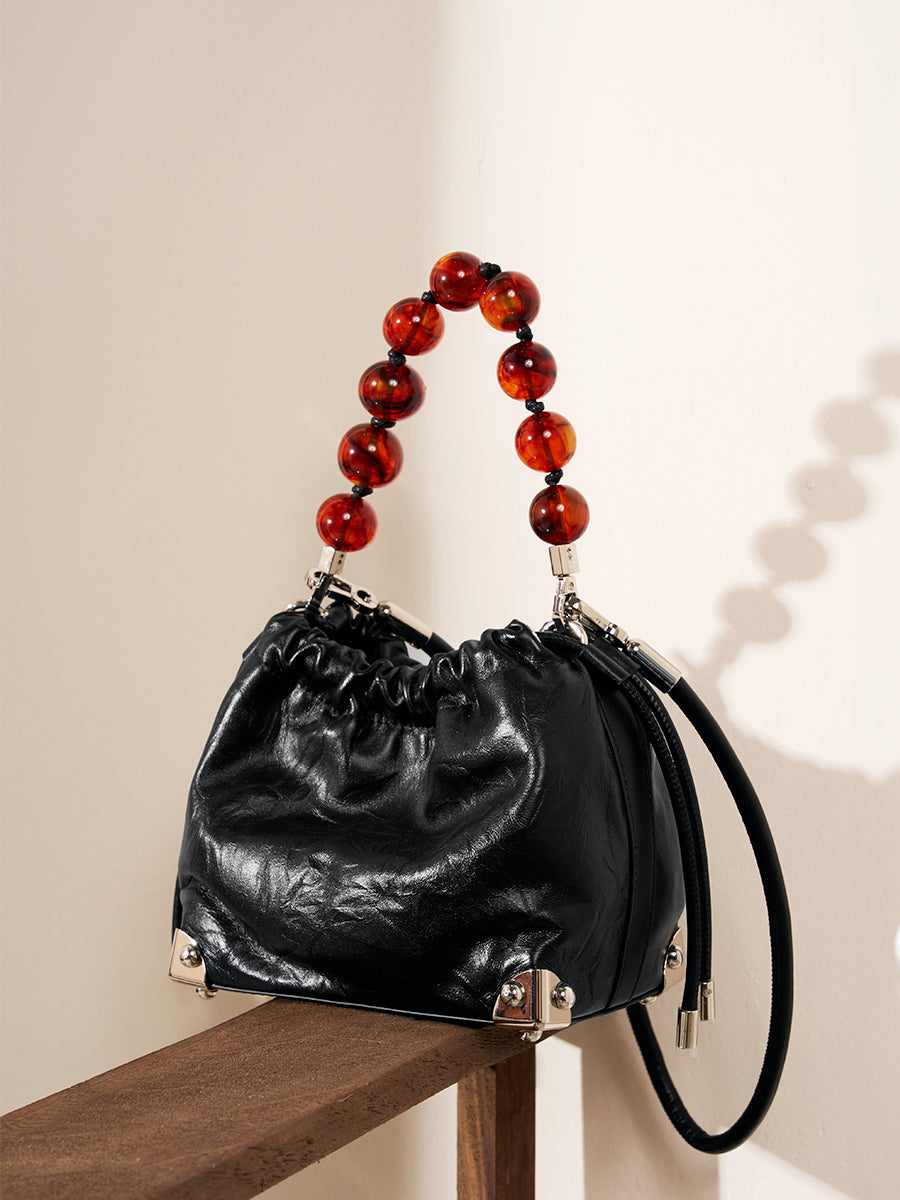 Pearl Chain Small-Capacity Shoulder Bag