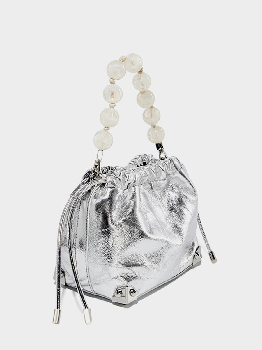 Pearl Chain Small-Capacity Shoulder Bag