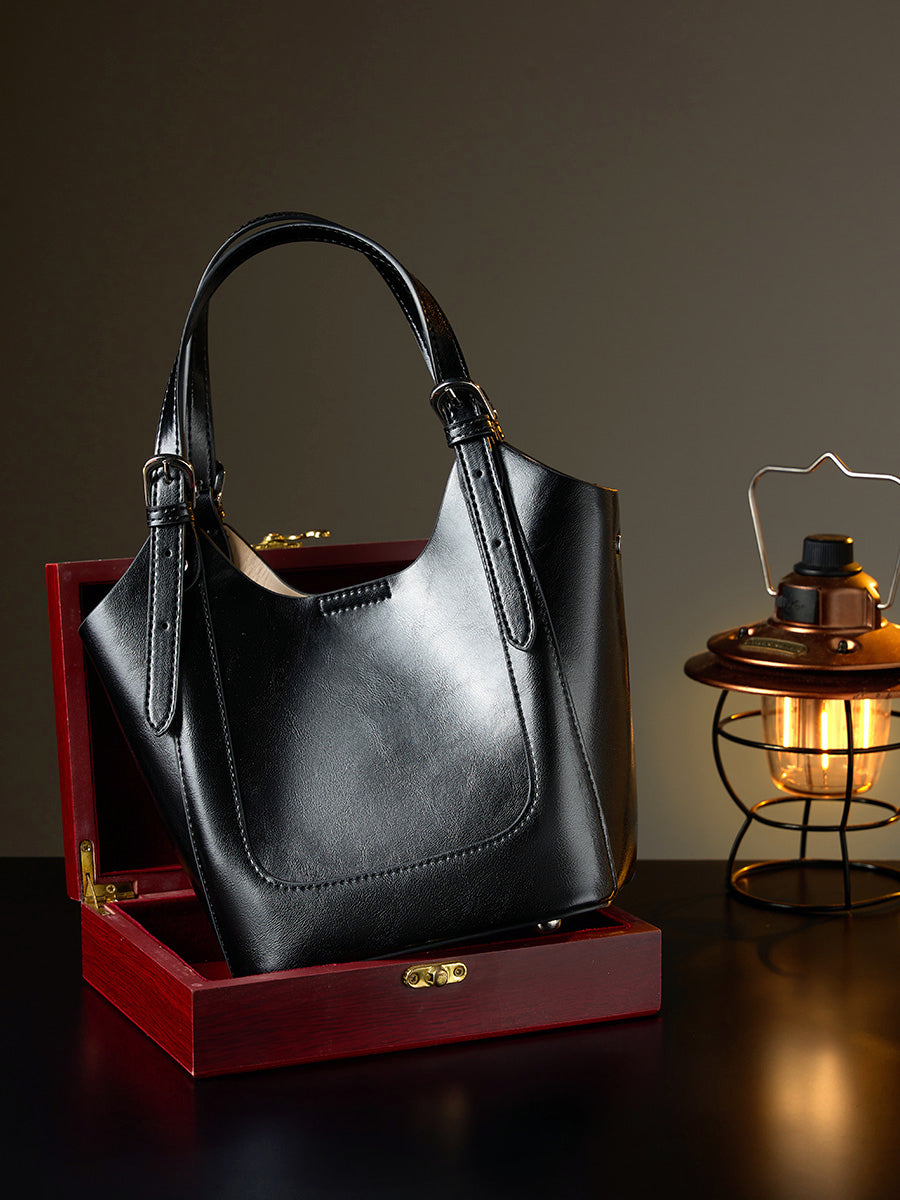 Classic Commuter Bucket Bag