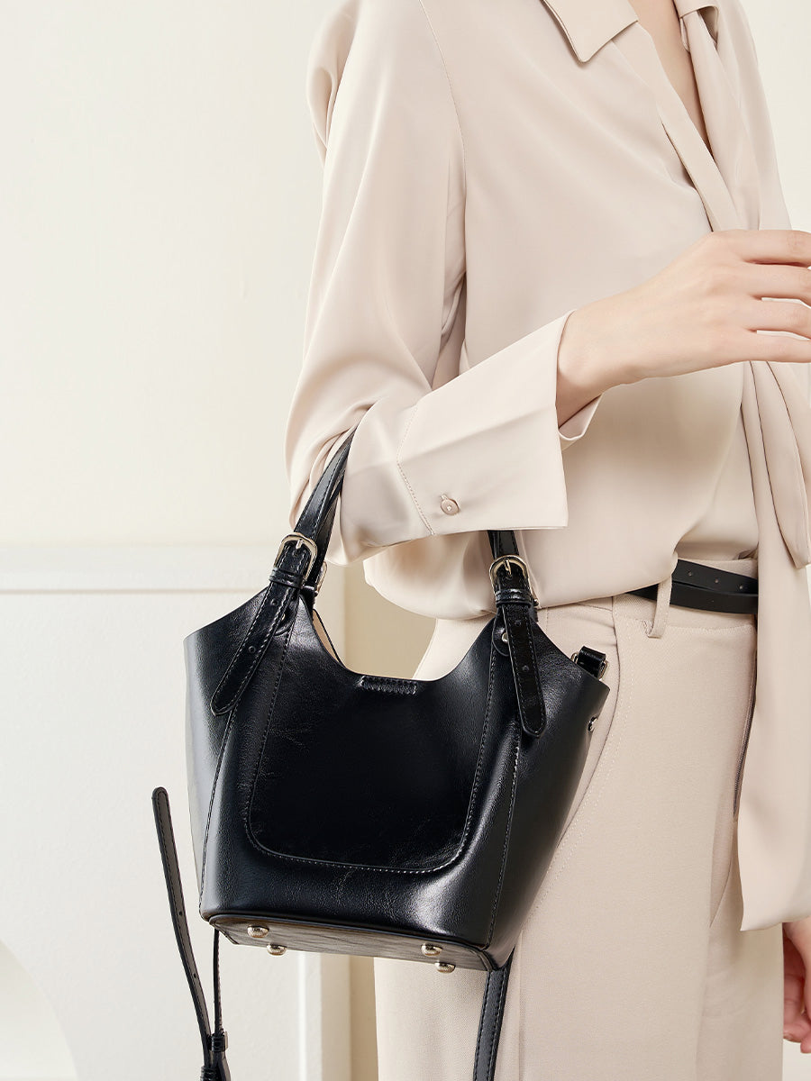 Classic Commuter Bucket Bag