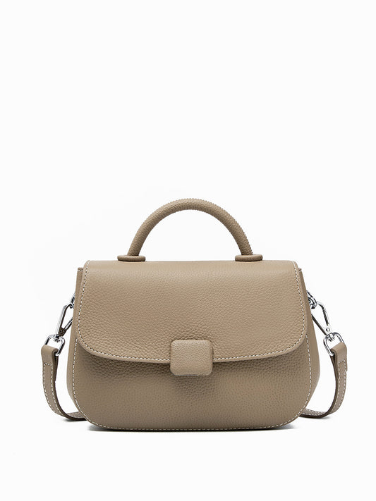 Gray Simple Small Shoulder Bag