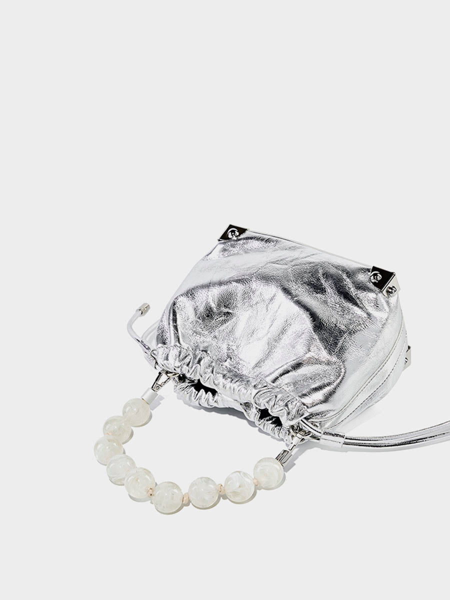 Pearl Chain Small-Capacity Shoulder Bag