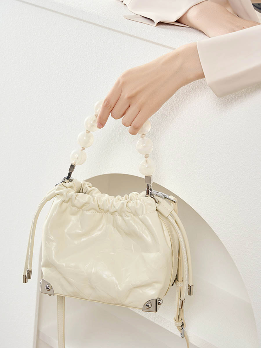 Pearl Chain Small-Capacity Shoulder Bag